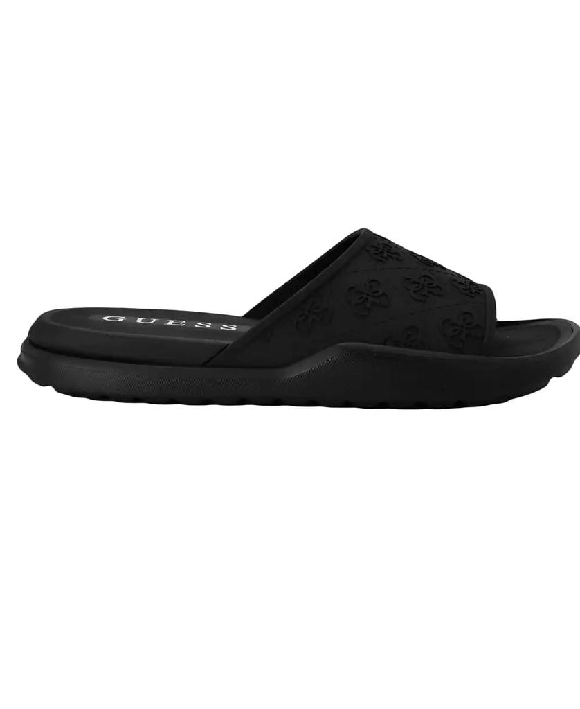 GUESS Men's Magaria Branded Elevated Pool Slides