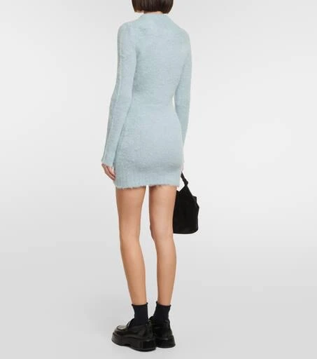 AMI Turtleneck wool-blend minidress 3