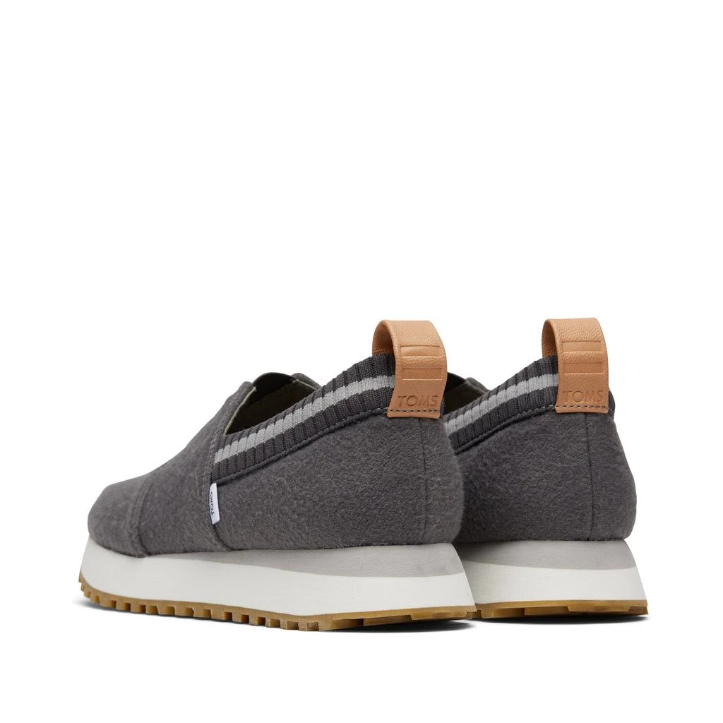 TOMS Shoes Resident 2.0 Grey Felt Sneaker 4