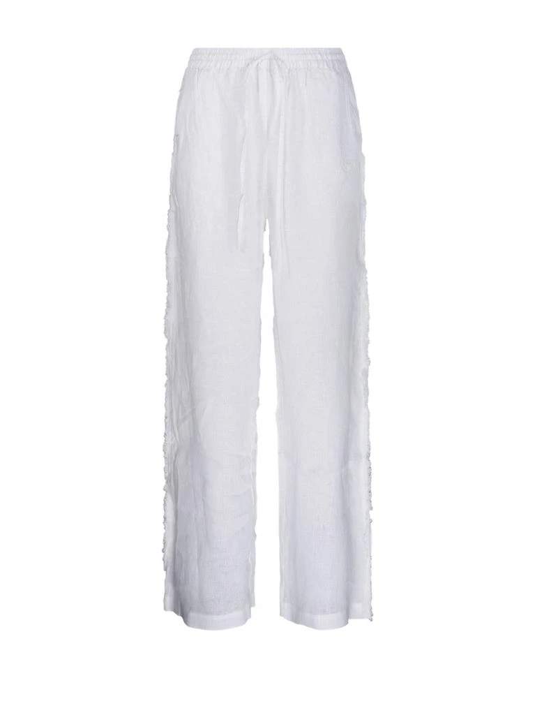 Parosh Relaxed Fit Linen Pants 1