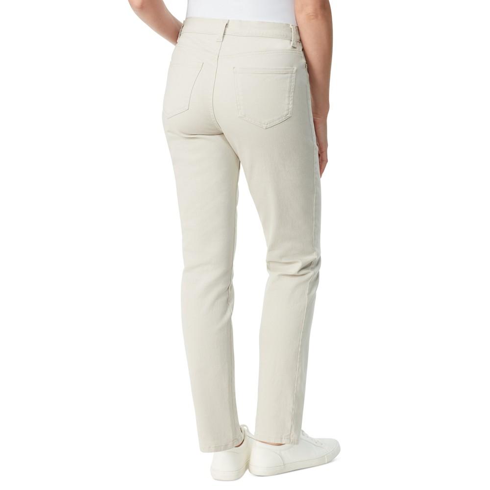 Gloria Vanderbilt Women's Amanda Colored Twill Straight-Leg Jeans