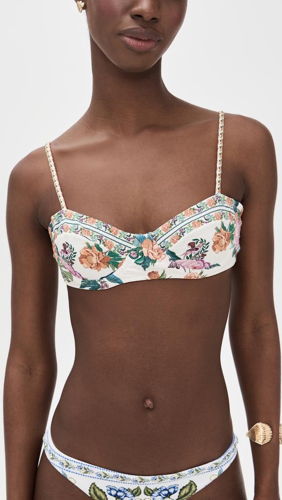 Farm Rio Sweet Bloom Underwire Bikini Top