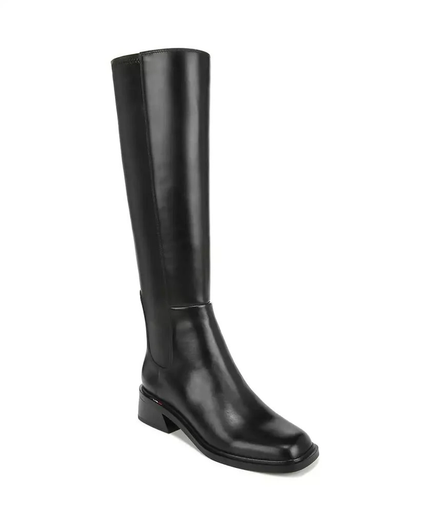 Franco Sarto Women's Giselle Wide Calf Square Toe Knee High Boots 1