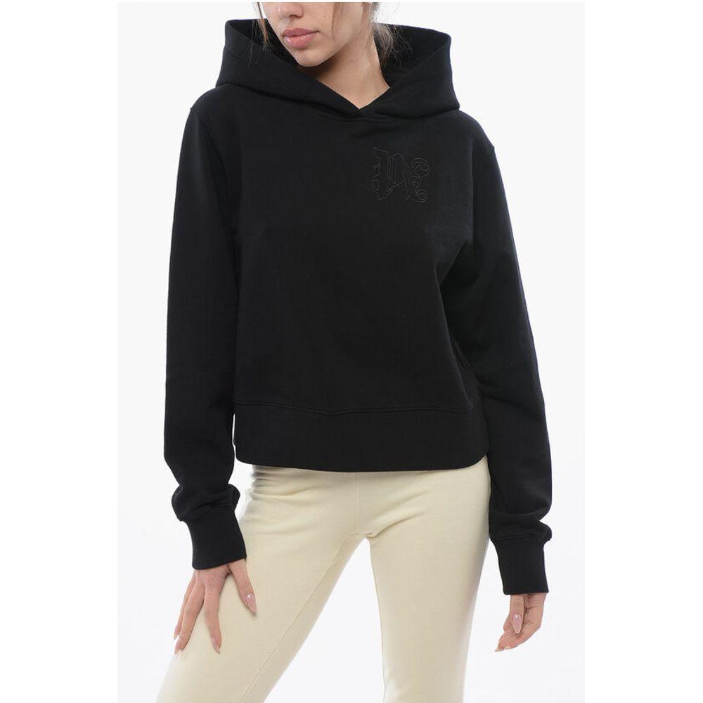 Palm Angels Brushed Cotton Women's With Embroide Women's Hoodie