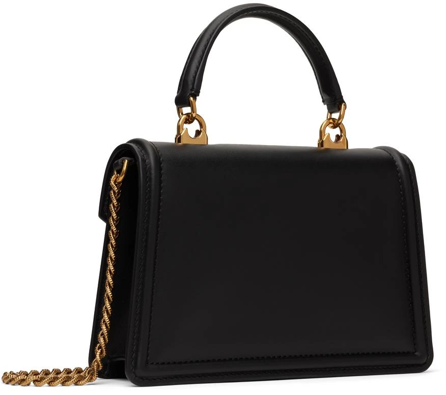 Dolce & Gabbana Black Small Smooth Calfskin Devotion Bag 3