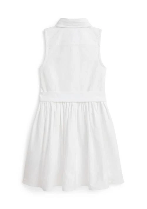 Ralph Lauren Girls 2-6x Belted Cotton Oxford Shirtdress 3