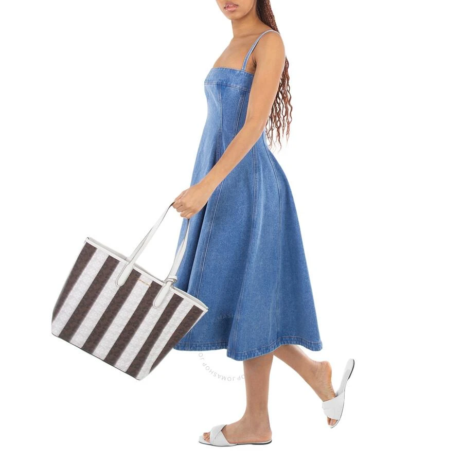 Michael Kors Eliza Large Striped Tote Bag 2