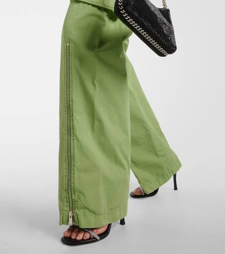 Stella McCartney Mid-rise cotton cargo pants 5