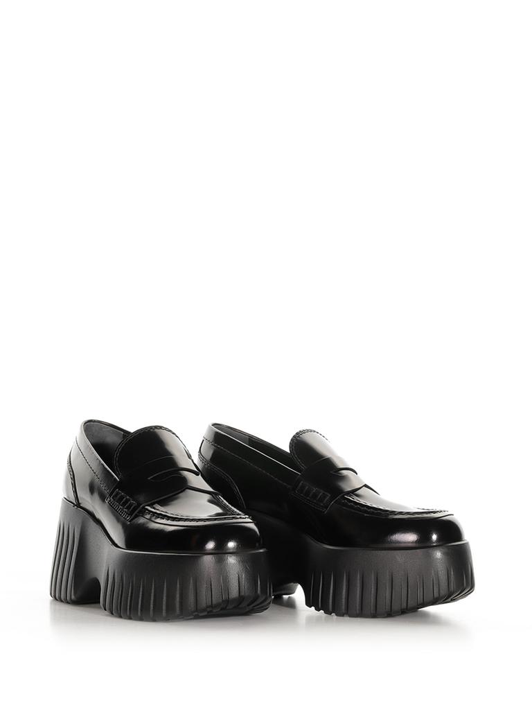 hogan H-stripes Wedge Loafers