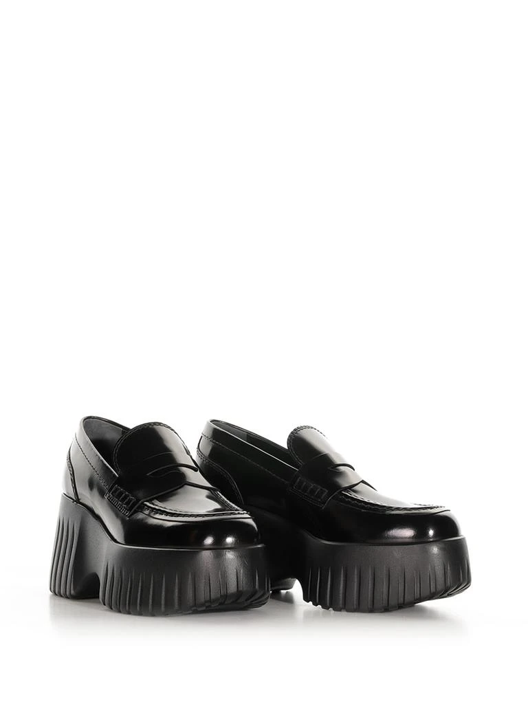 hogan H-stripes Wedge Loafers 2