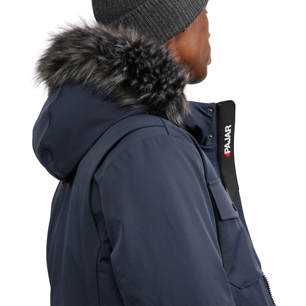 Pajar Men’s Soren Mid Length Parka with Fixed Hood and Detachable Faux Fur 3