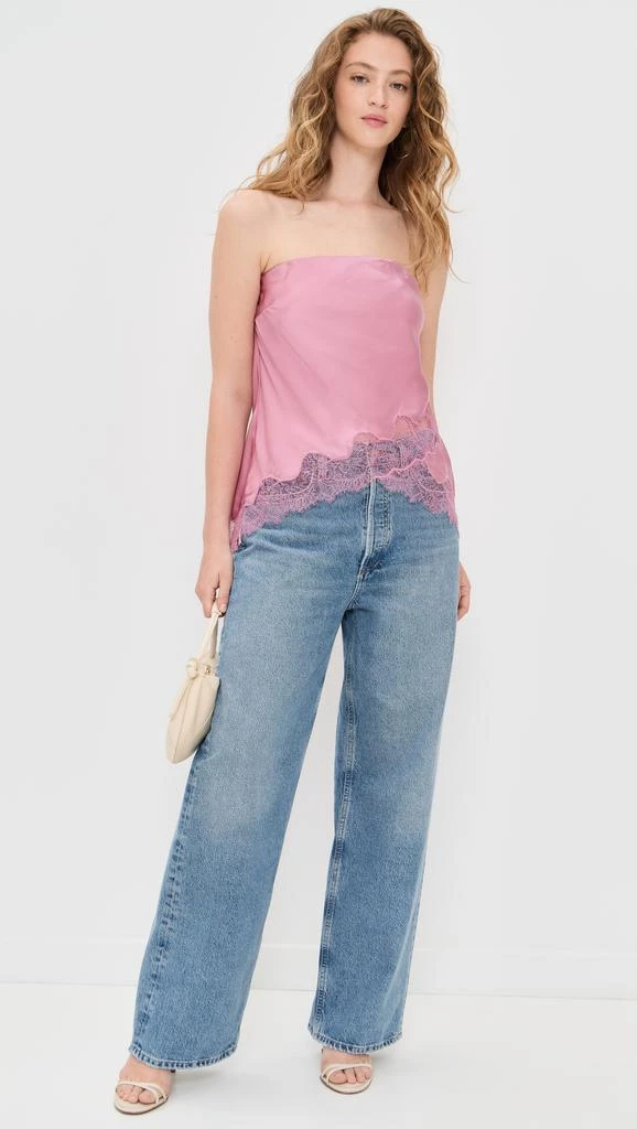 CAMI NYC Odessa Strapless Silk Camisole 4