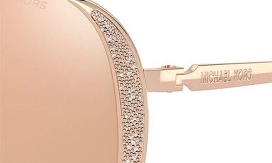 Michael Kors 58mm Aviator Sunglasses 4