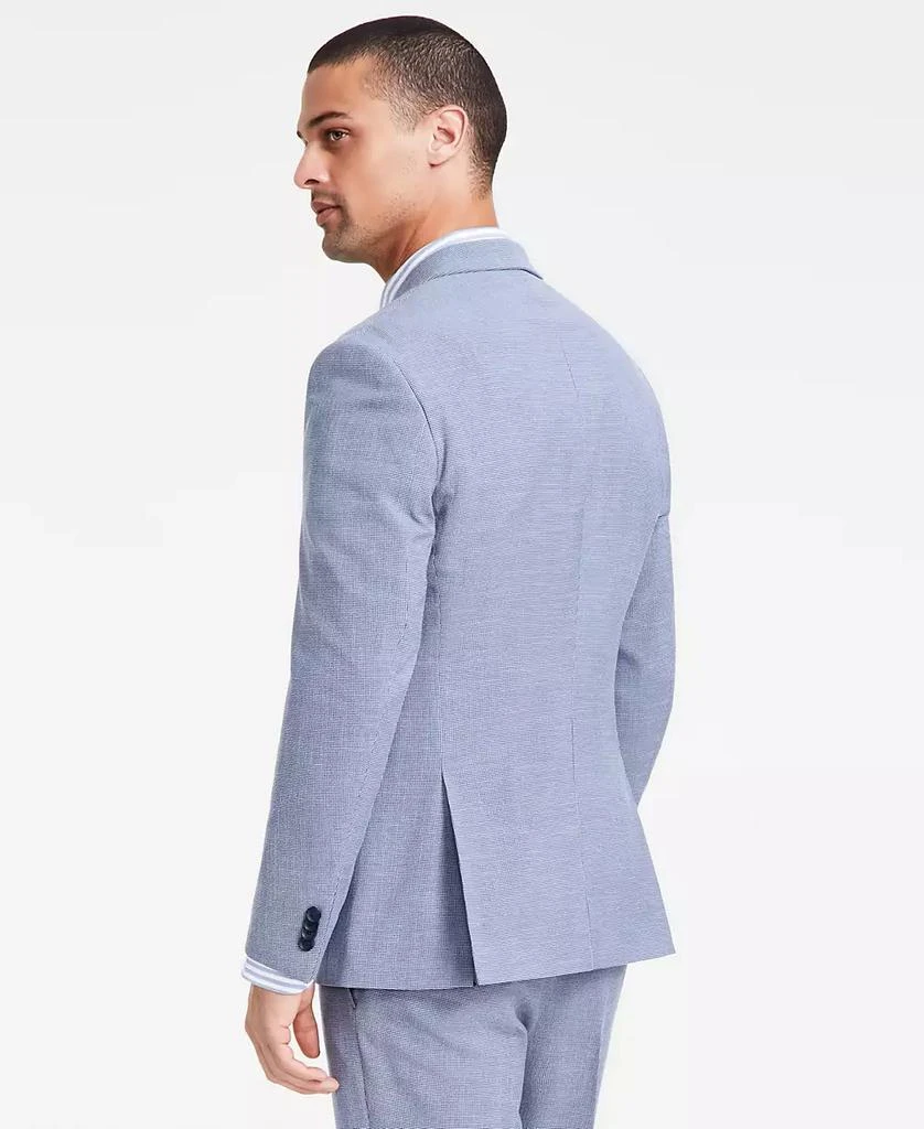 Kenneth Cole Men's Slim-Fit Mini-Houndstooth Suit 4