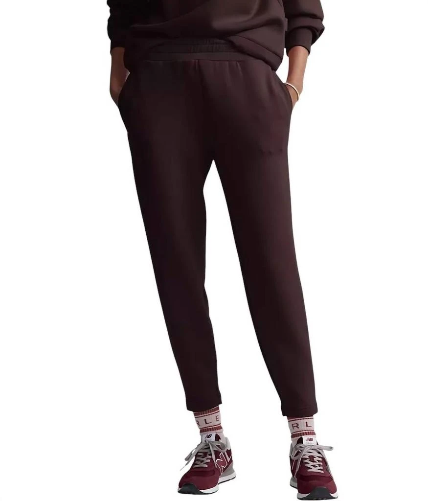 VARLEY Slim Zip Hem Pants In Coffee Bean 1