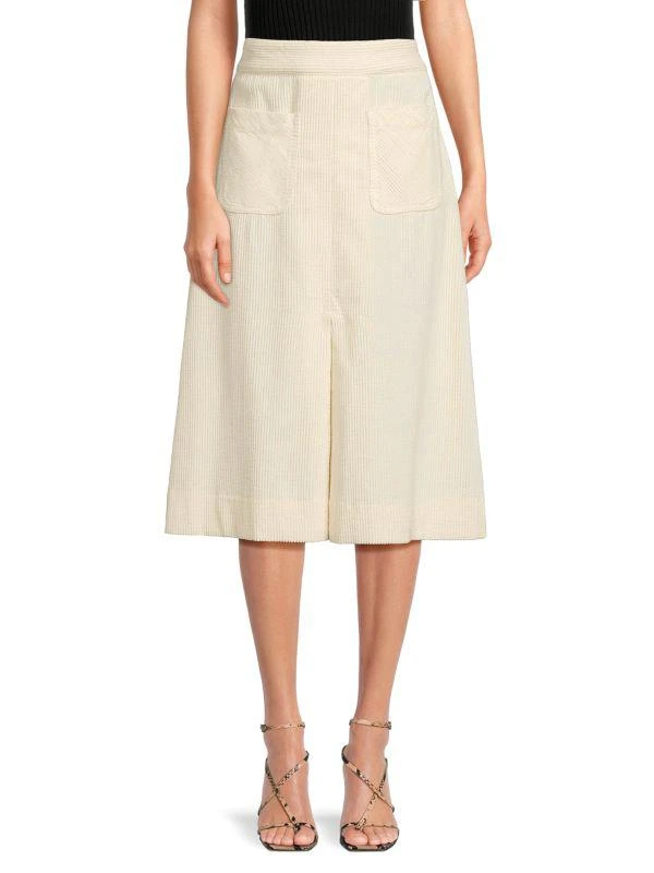 ba&sh Jupe Benchi Corduroy A Line Skirt 1
