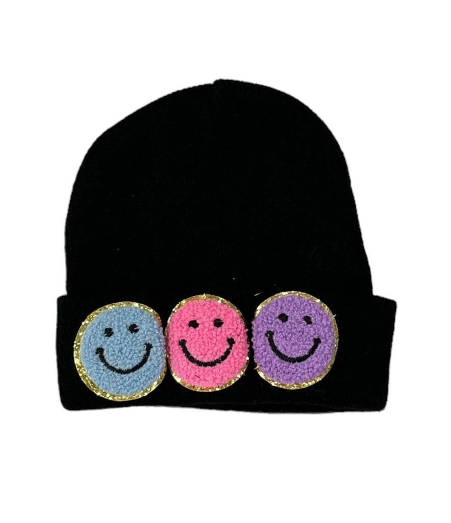 Lola + The Boys Happy  Emoji Beanie 1