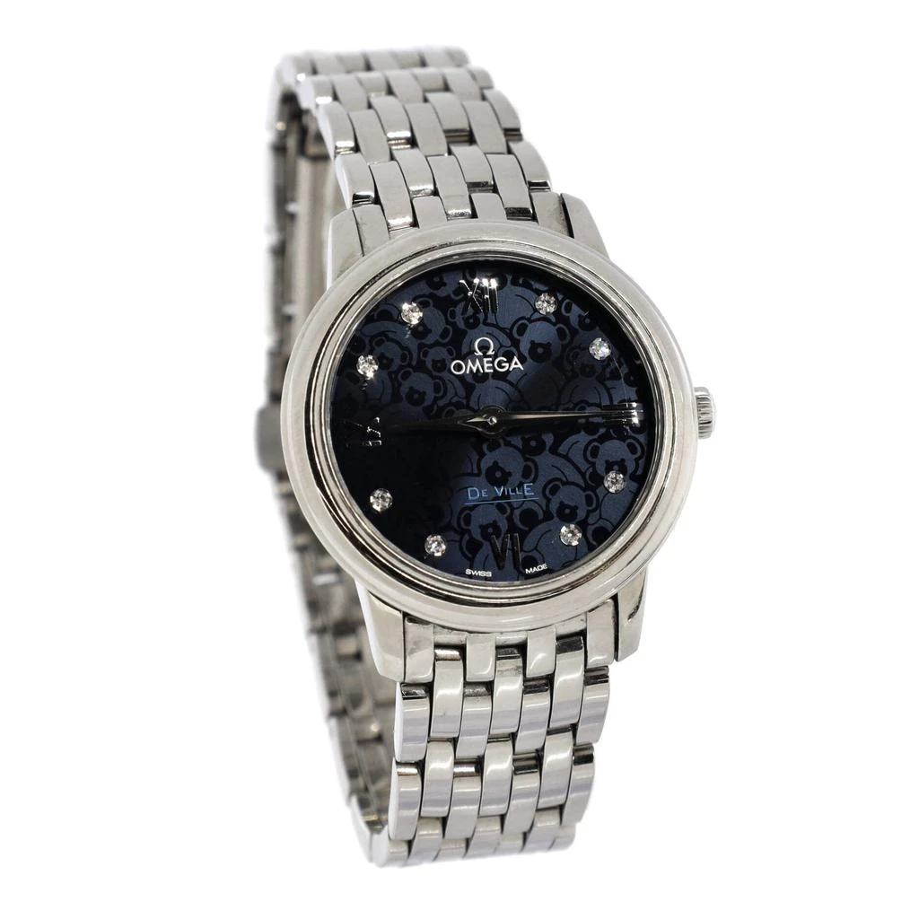 Omega De Ville Prestige Orbis Quartz Watch Stainless Steel with Diamond Markers 27 2
