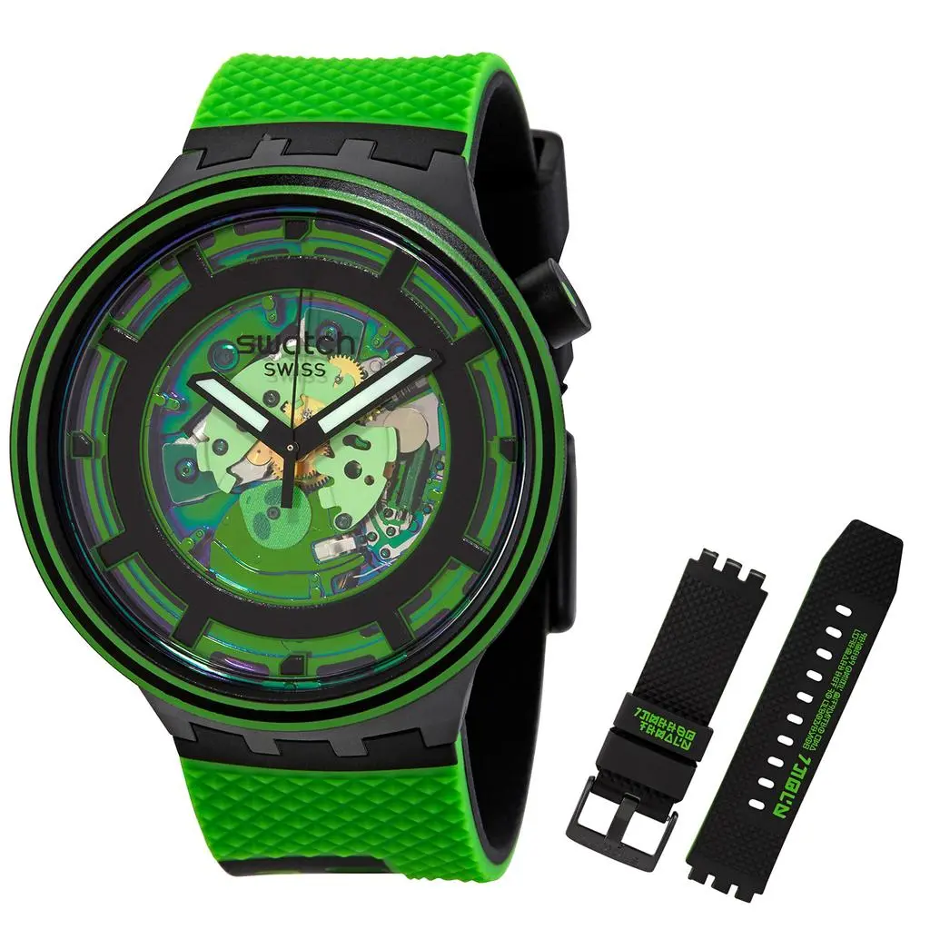 Swatch Big Bold Planets Quartz Men's Watch SB01B125