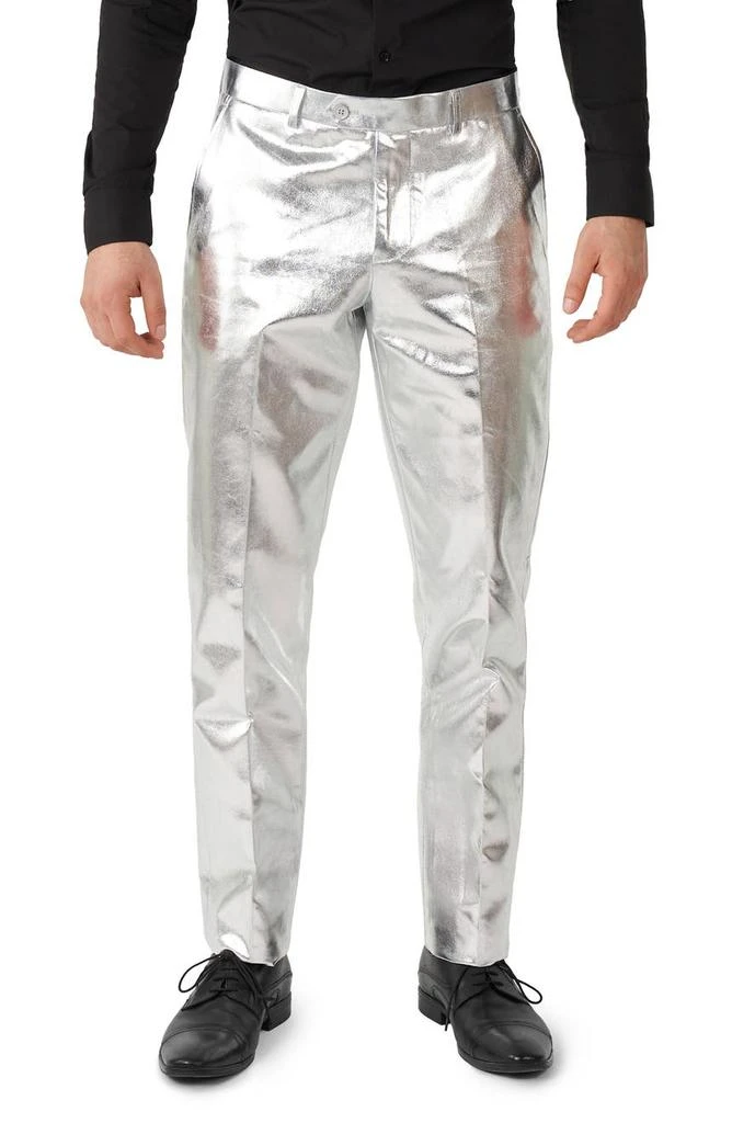 OppoSuits Shiny Silver Two Button Notch Lapel Suit 6