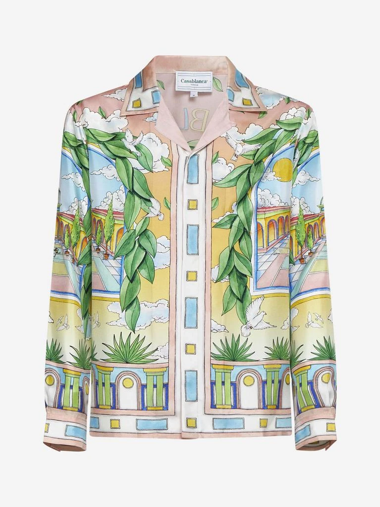 CASABLANCA Paysage Ideal silk shirt 1