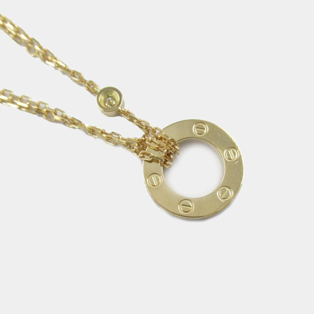 Cartier Cartier 18K Yellow Gold Diamond Love Circle Necklace  3