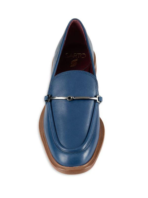 Franco Sarto Eda Leather Bit Loafers 5