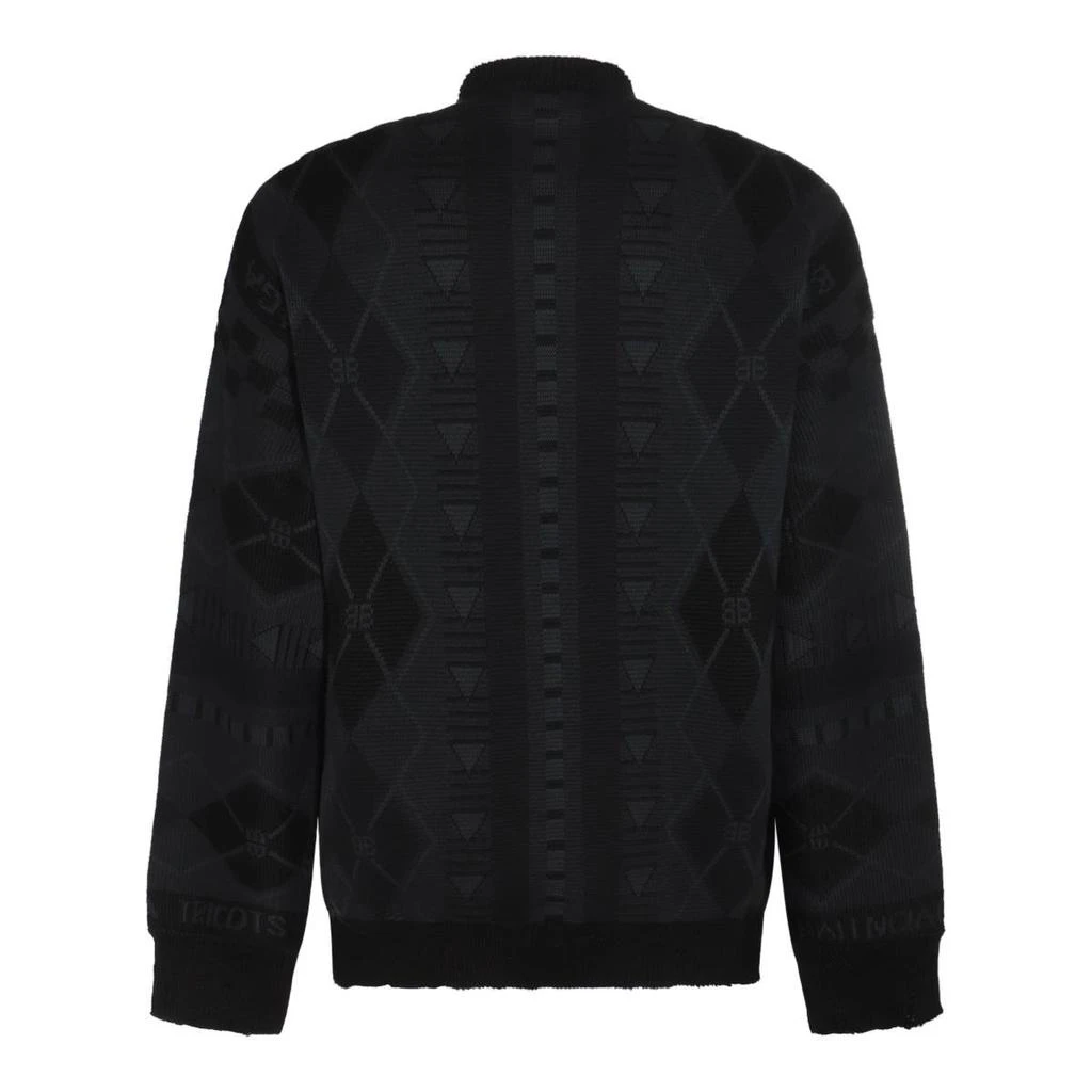 Balenciaga Balenciaga Logo Intarsia-Knit Jumper 2