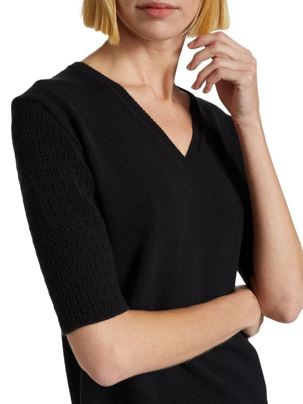 Saks Fifth Avenue V-Neck T-Shirt 4