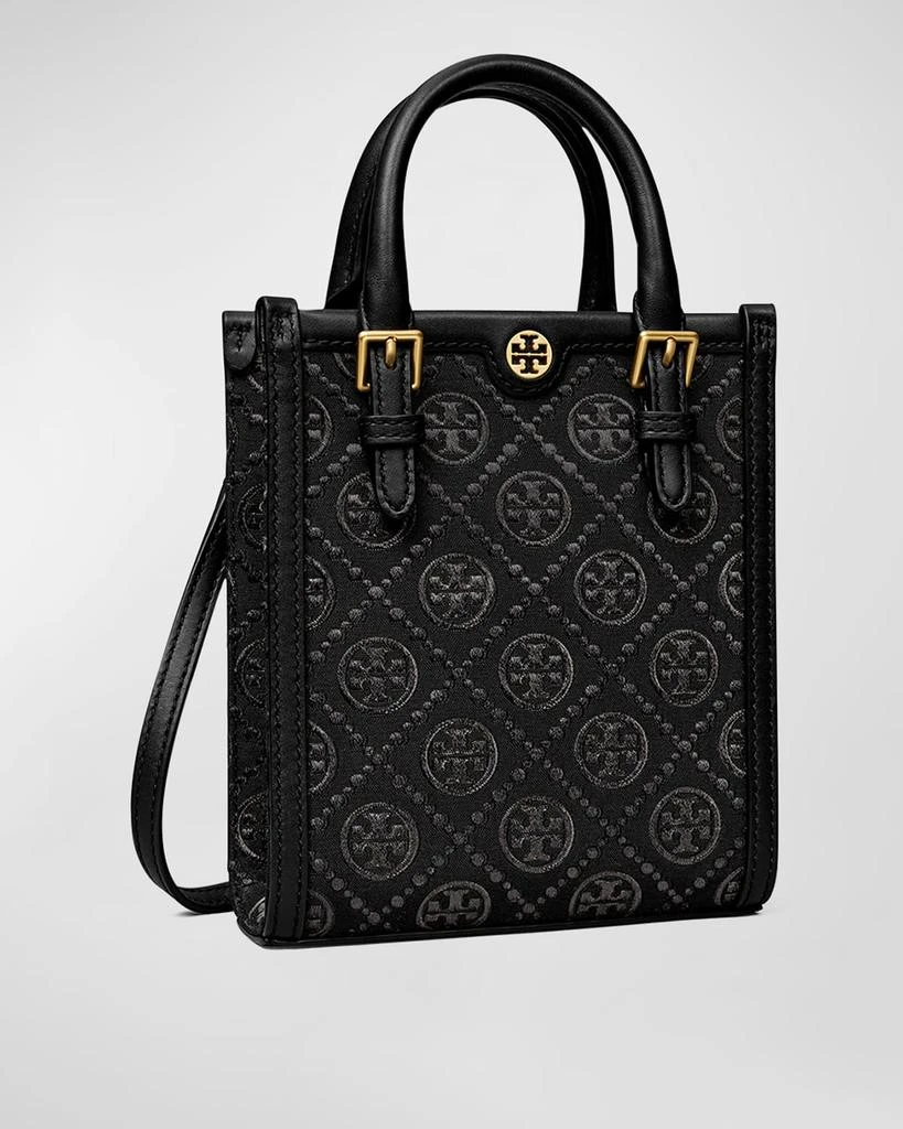 Tory Burch Mini T Monogram Canvas Tote Bag 3