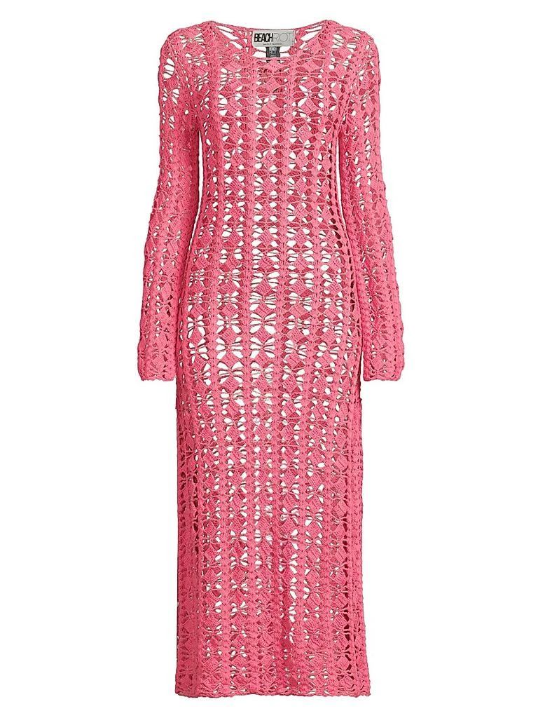 beach riot emory dress Beach Riot Valory Maxi Dress in Red main image 1