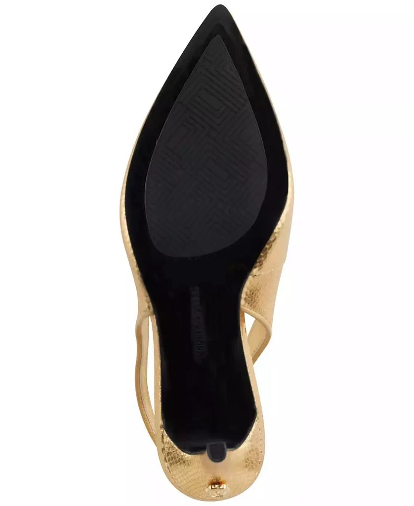 Karl Lagerfeld Paris Women's Rosalyn Pointed-Toe Slingback Pumps 5