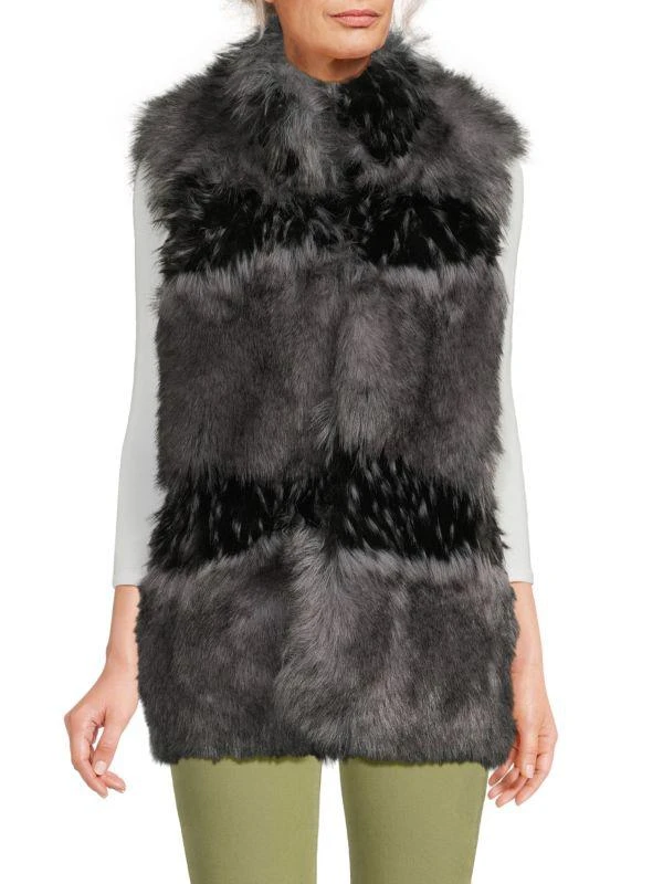 BELLE FARE Faux Fur Vest 1