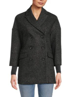 REDValentino Drop Shoulder Wool Blend Coat 1