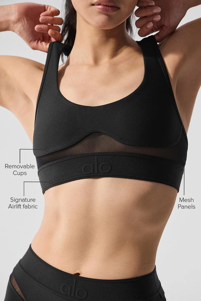 Alo Airlift Rebel Bra - Black 2