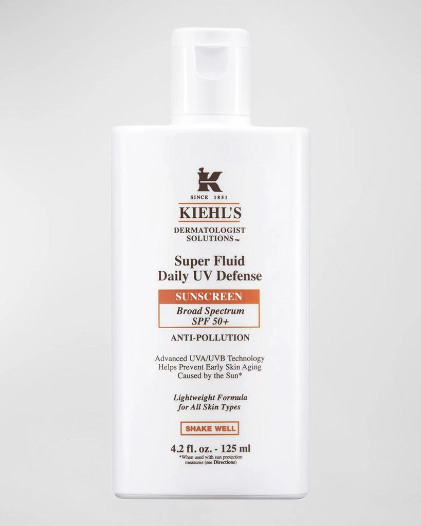 Kiehl's Super Fluid Daily UV Defense SPF 50+ Sunscreen, 4.2 oz. 1
