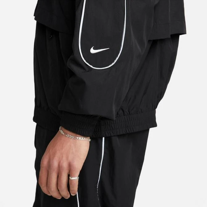 NIKE Men's Nike Sportswear Solo Swoosh Woven Track Jacket 7