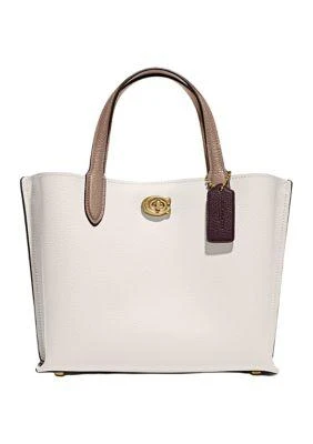Coach Willow Tote 24 In Color Block 1