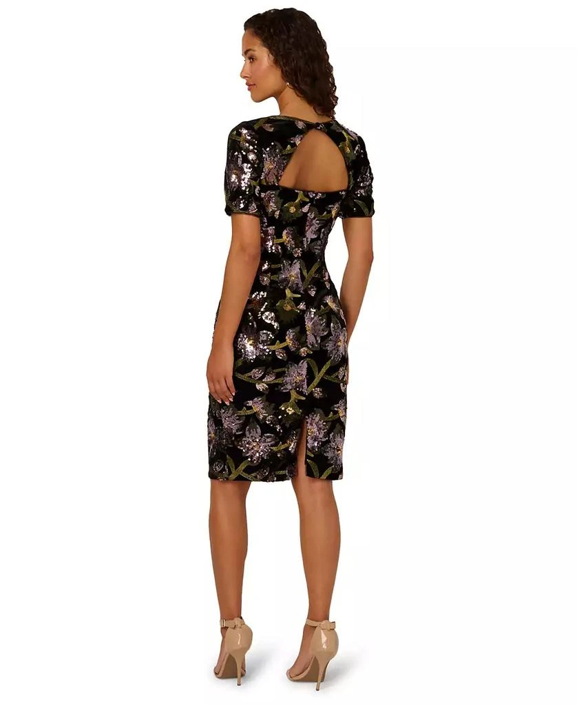 Adrianna Papell Plus Size Sweetheart Neck Sheath Dress 3