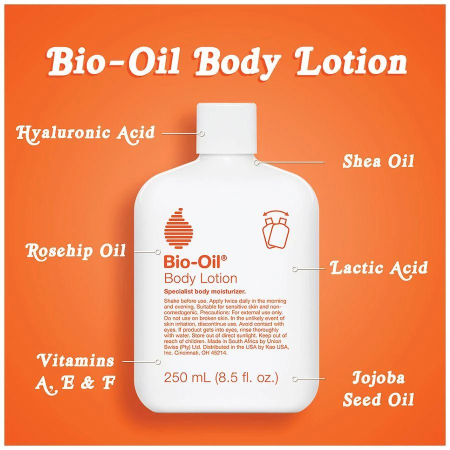 Bio-Oil Body Lotion, Ultralight High-Oil Hydration, with Shea Oil and Hyaluronic Acid Unscented 5