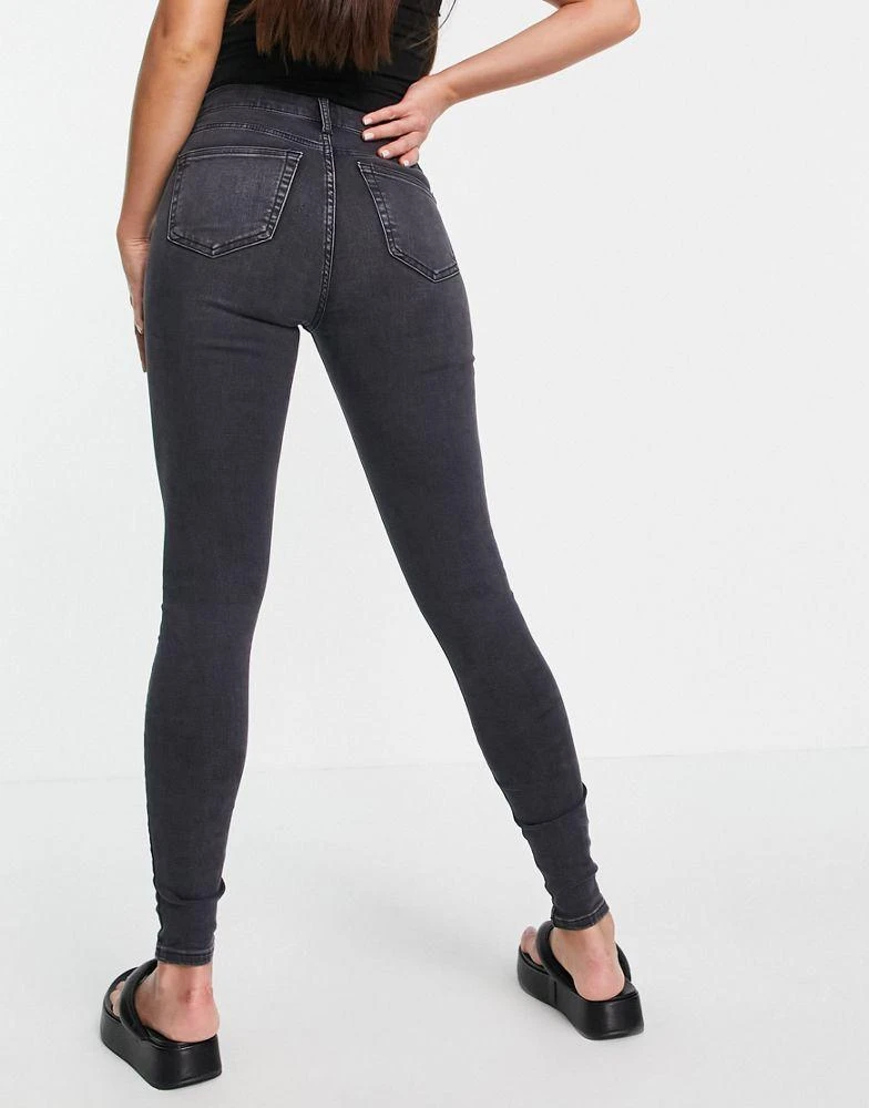 Topshop Tall Topshop Tall Jamie jeans in washed black 2