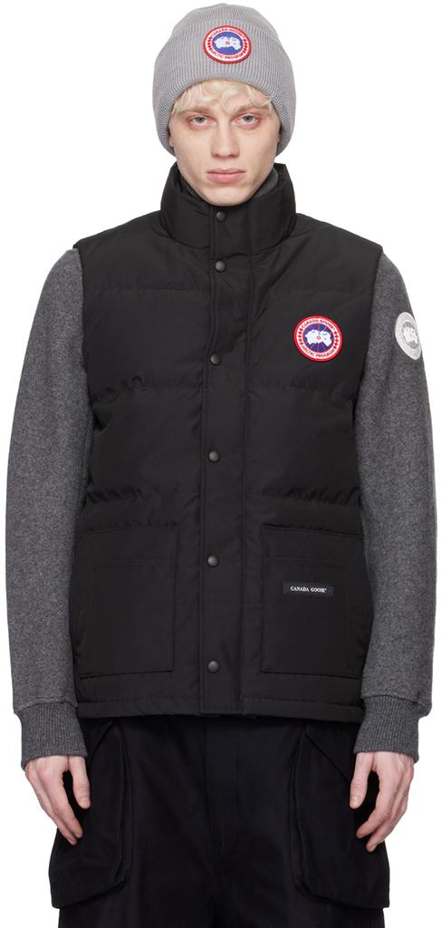 Canada Goose Black Freestyle Crew Down Vest
