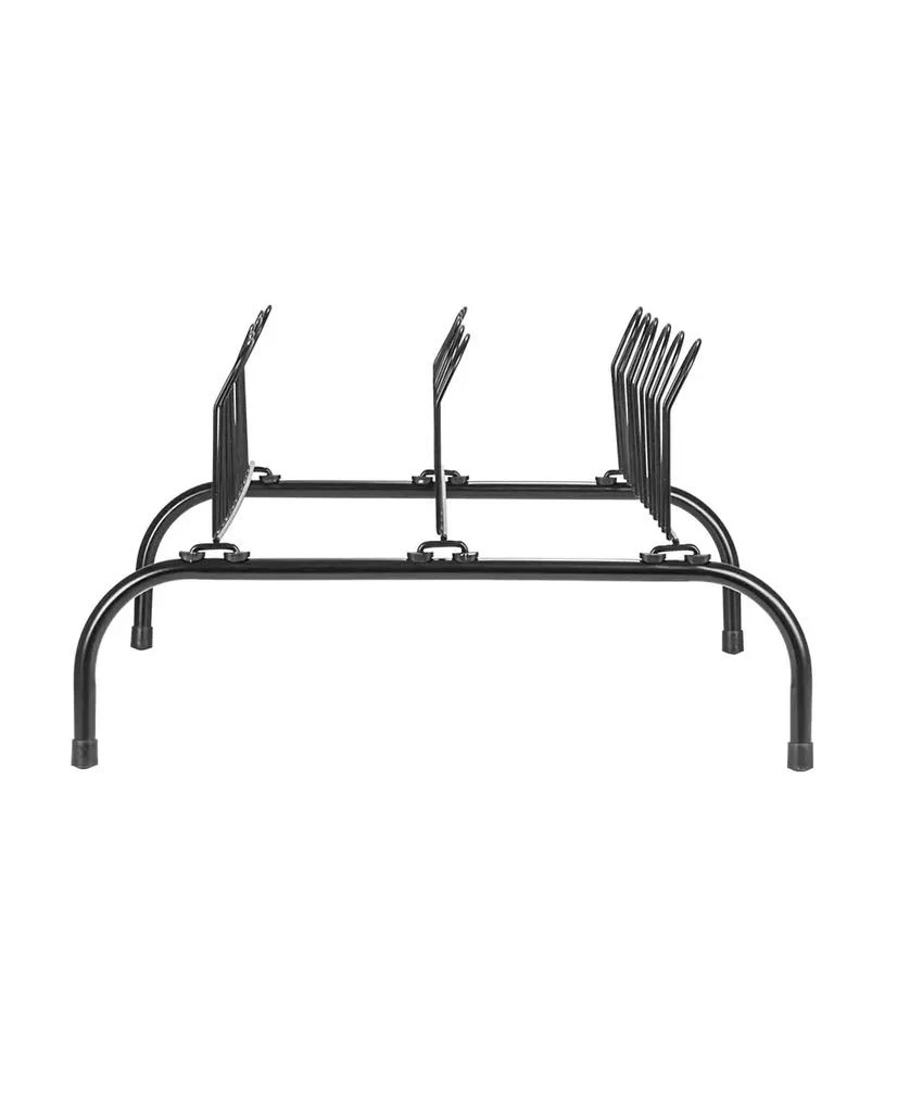 Household Essentials Metal Wire Shoe Rack, Black 4