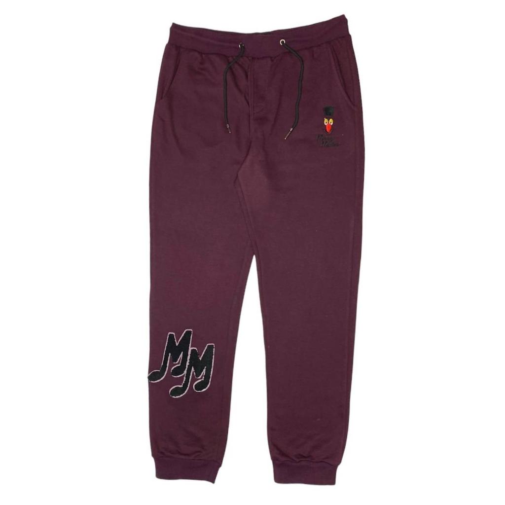 Psycho Bunny Men's Chicago HD Dotted Sweatpants Crimson/Pink