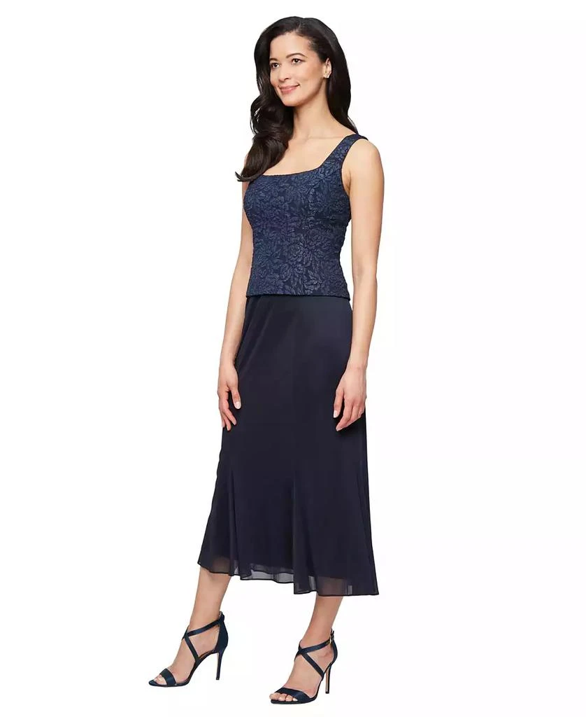 Alex Evenings Women's Textured Jacquard Tea-Length Midi Jacket Dress -  Jackets - Compare Prices from 5+ Stores - Free Shipping - BeyondStyle
