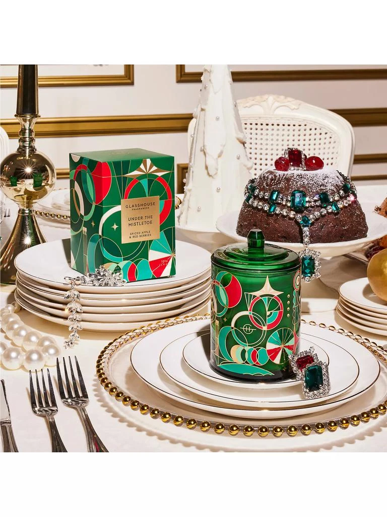 Glasshouse Fragrances Under The Mistletoe Candle 3