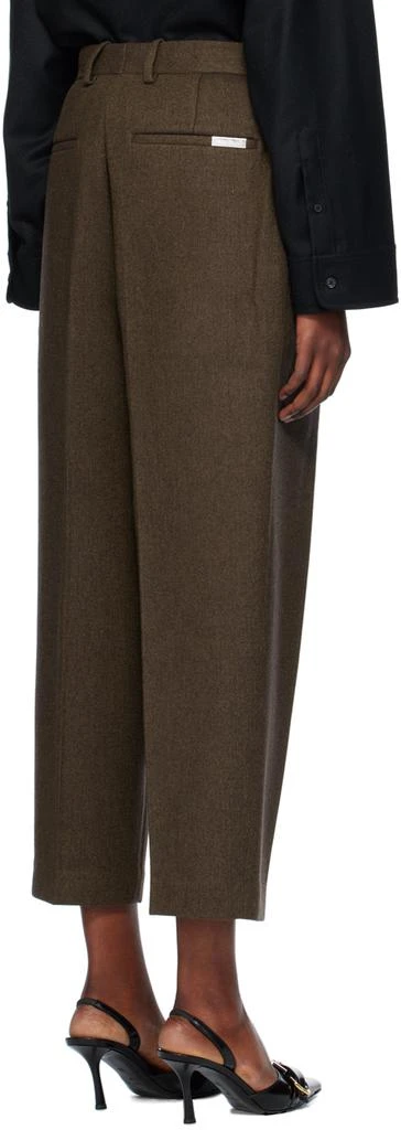 Helmut Lang Brown Zoot Trousers 3