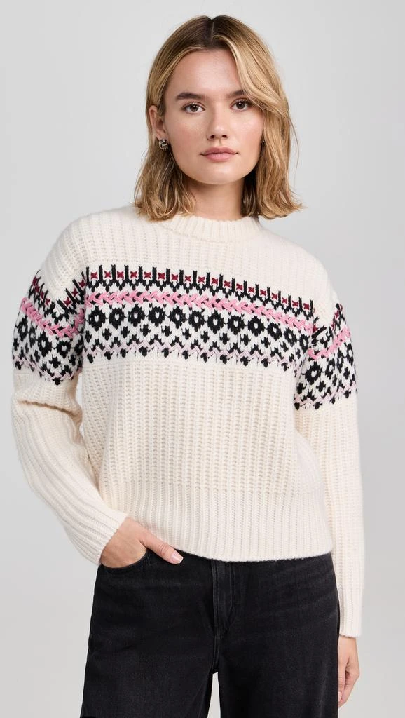 Rag & Bone Leigh Fair Isle Crew Sweater 1