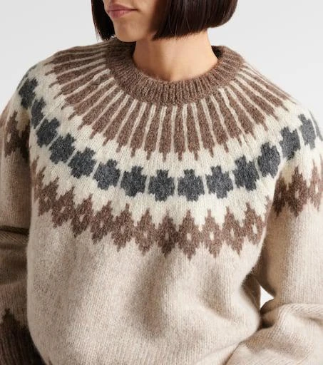 Nili Lotan Alena Fair Isle alpaca-blend sweater 5