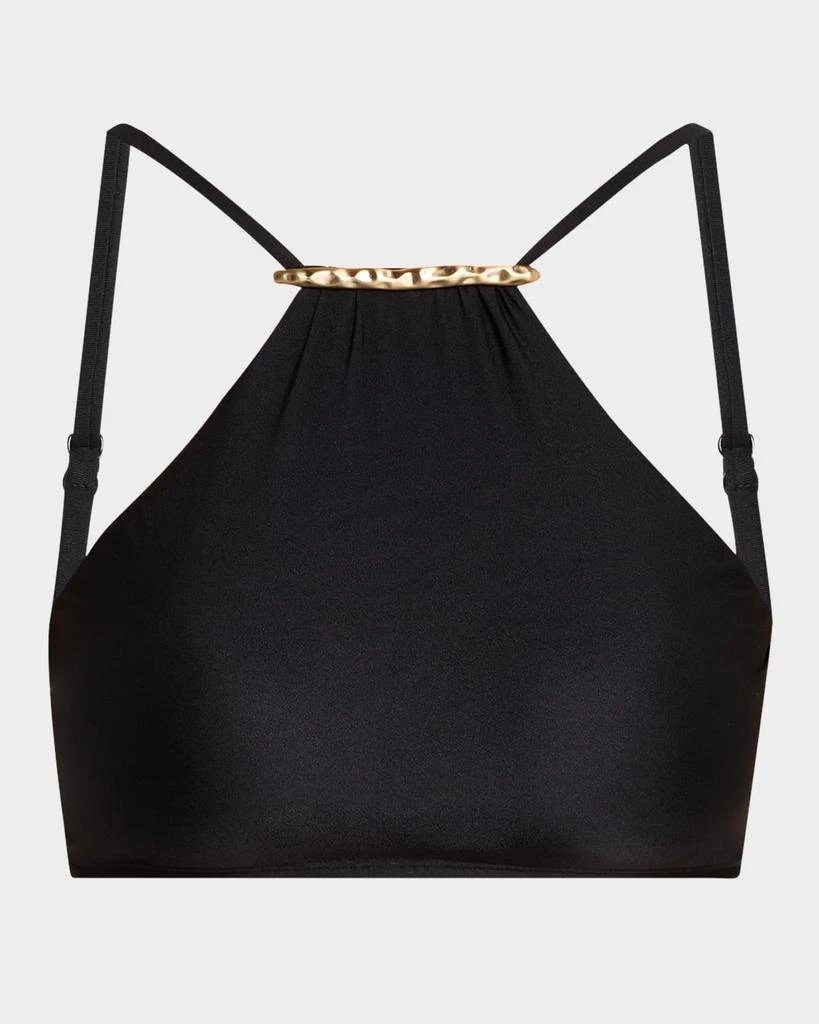 LENNY NIEMEYER Ruched Halter Bikini Top 1